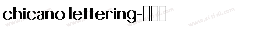 chicano lettering字体转换